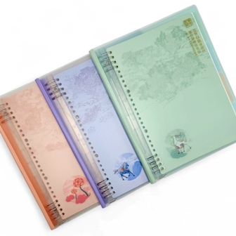 Librairie Bouarroudj - NOTE BOOK B5 PP COVER FEUILLE MOBILE DELI DF709